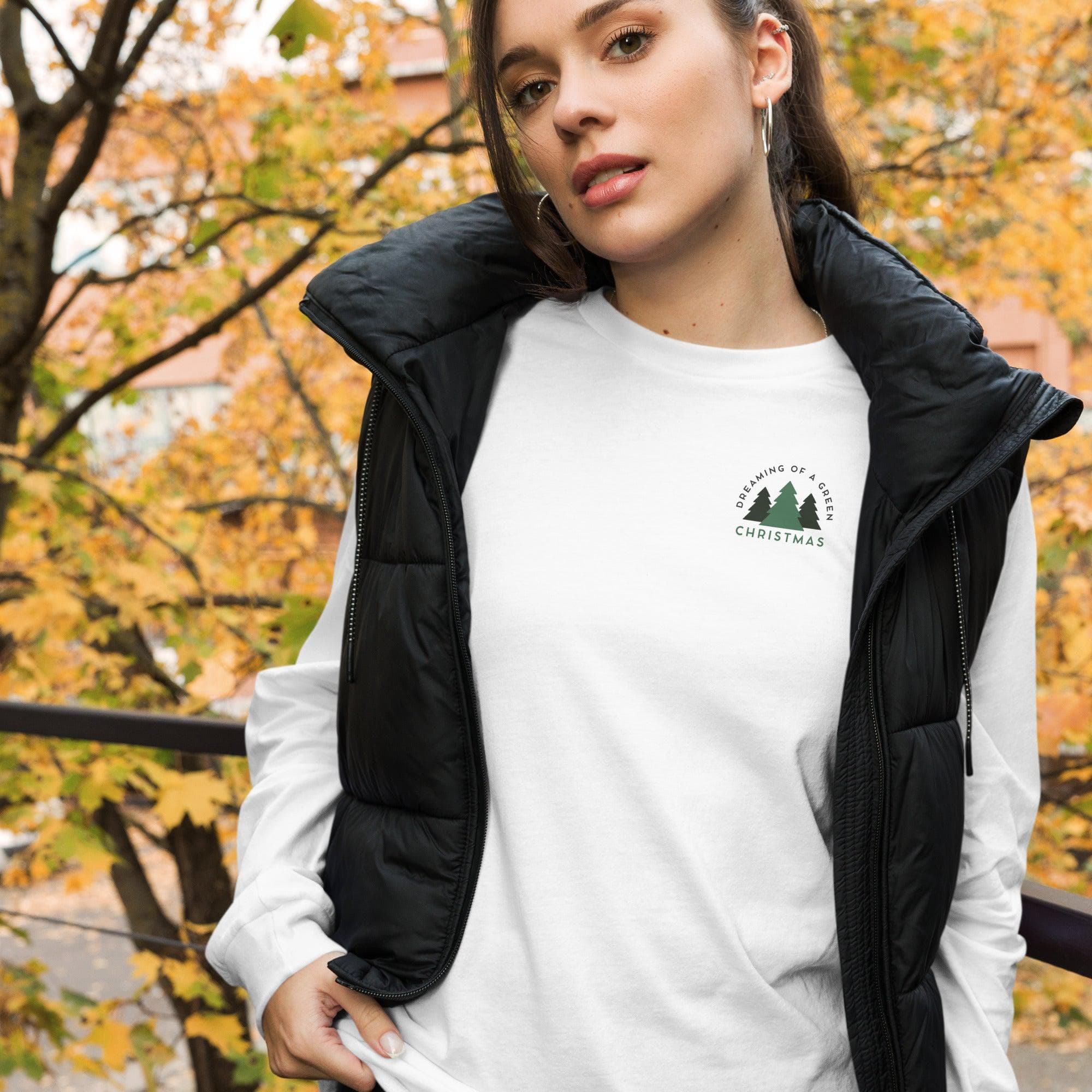 Dreaming of a Green Christmas Tee - Image 3