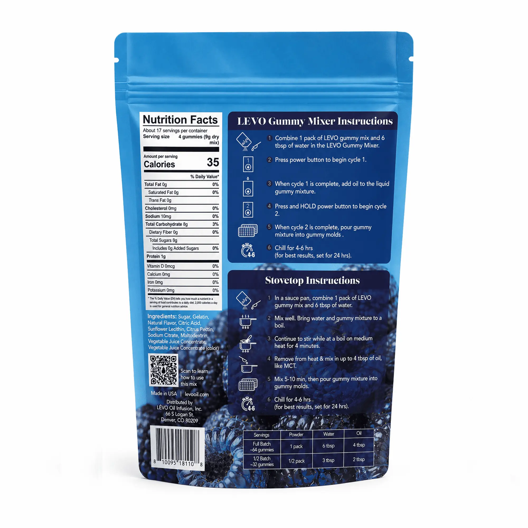 Gummy Mix - Limited Edition Blue Raspberry (5.5 oz) - Image 2