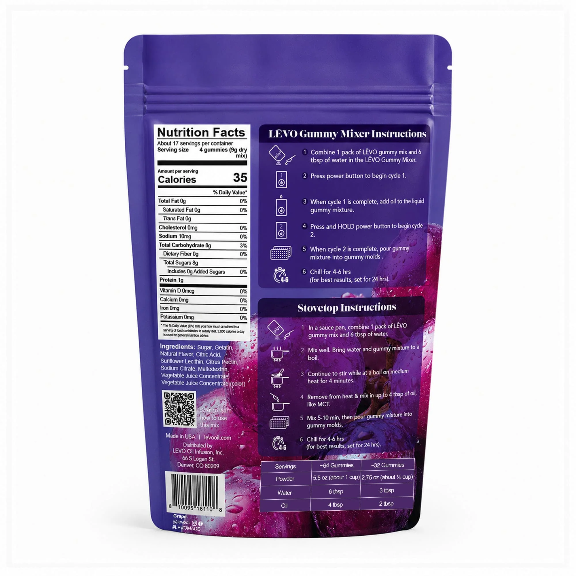 Gummy Mix - Grape (16.5 oz) - Image 2