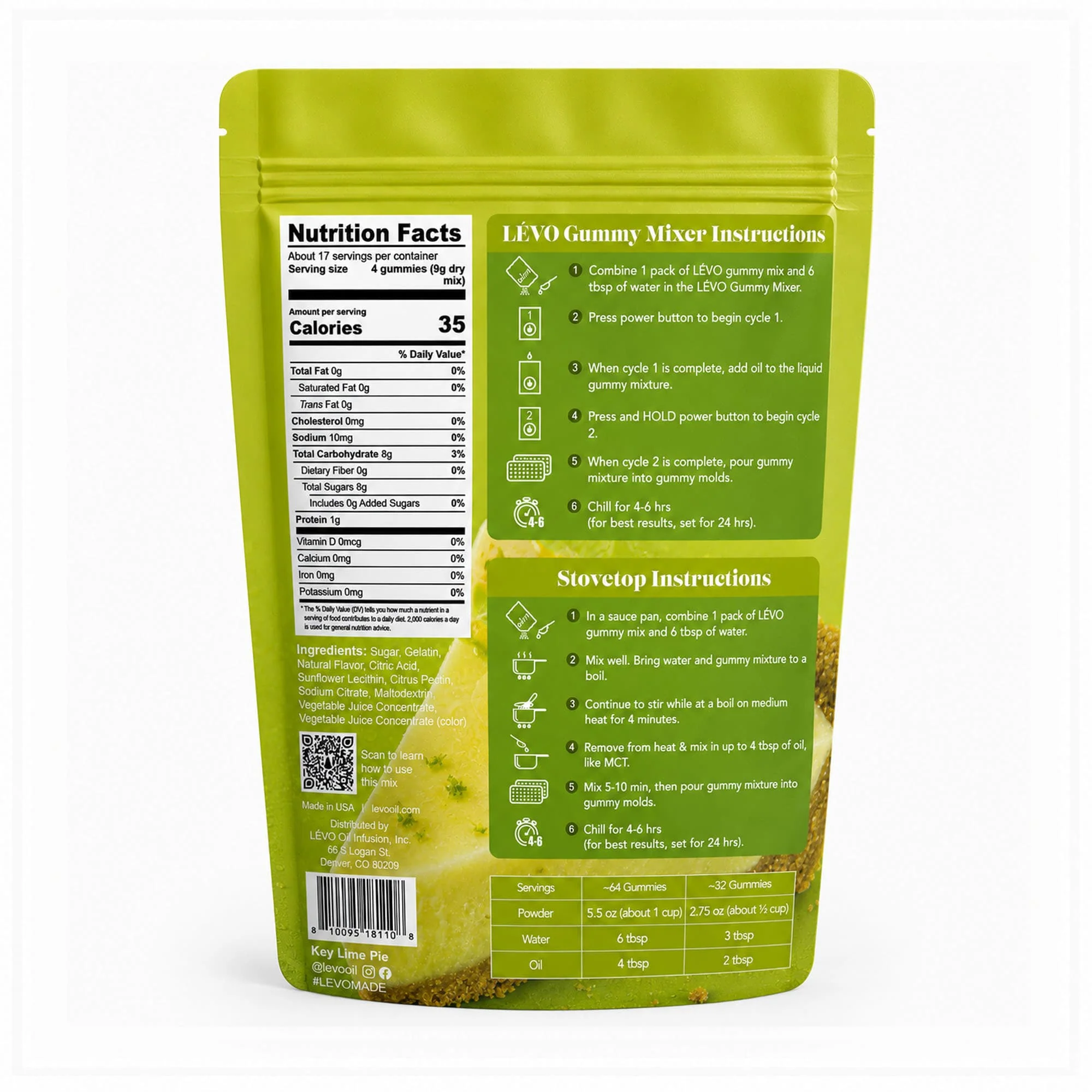 Gummy Mix - Limited Edition Key Lime Pie (5.5 oz) - Image 2