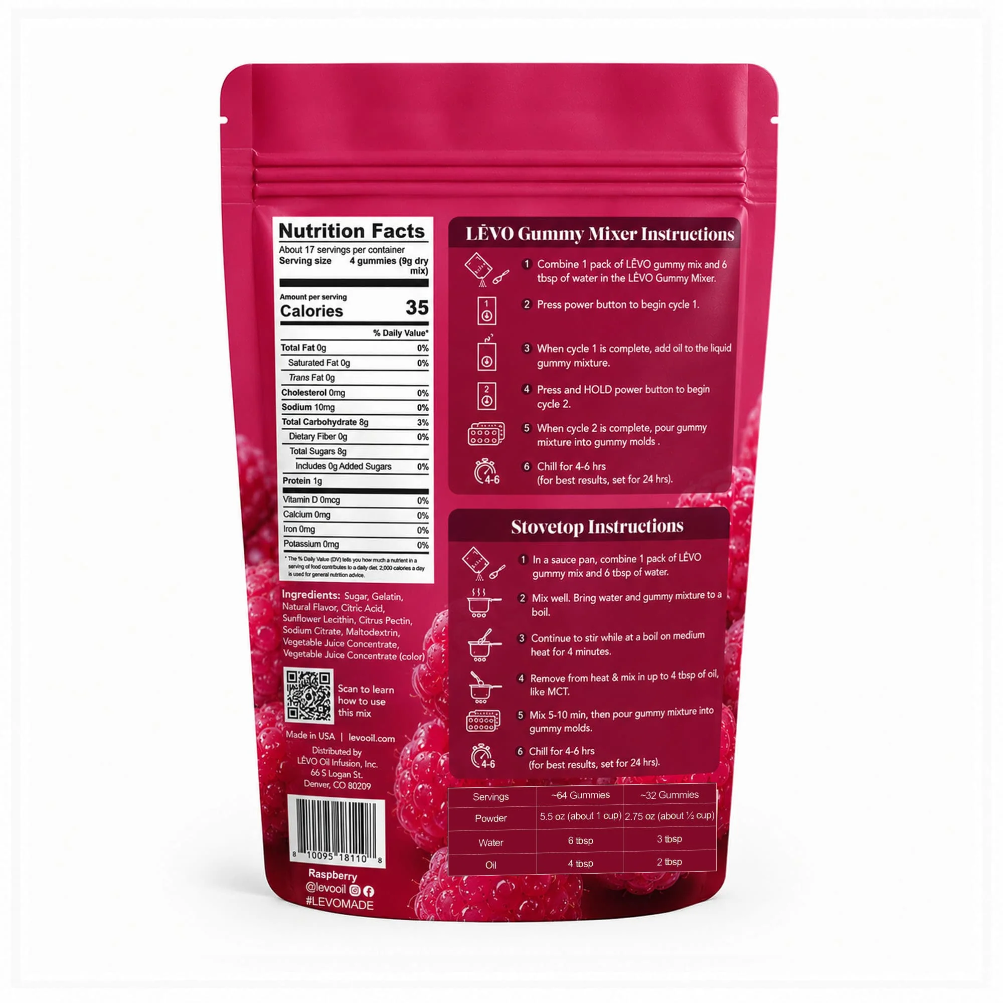 Gummy Mix Variety 4 Pack - Cherry, Peach, Raspberry, Strawberry Lemonade - Image 7