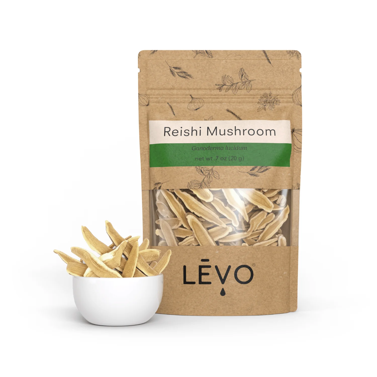 Organic Reishi Mushroom Slices (20 g)